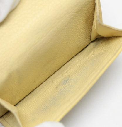LOUIS VUITTON Portefeuille Wallet Yellow Size ONE SIZE