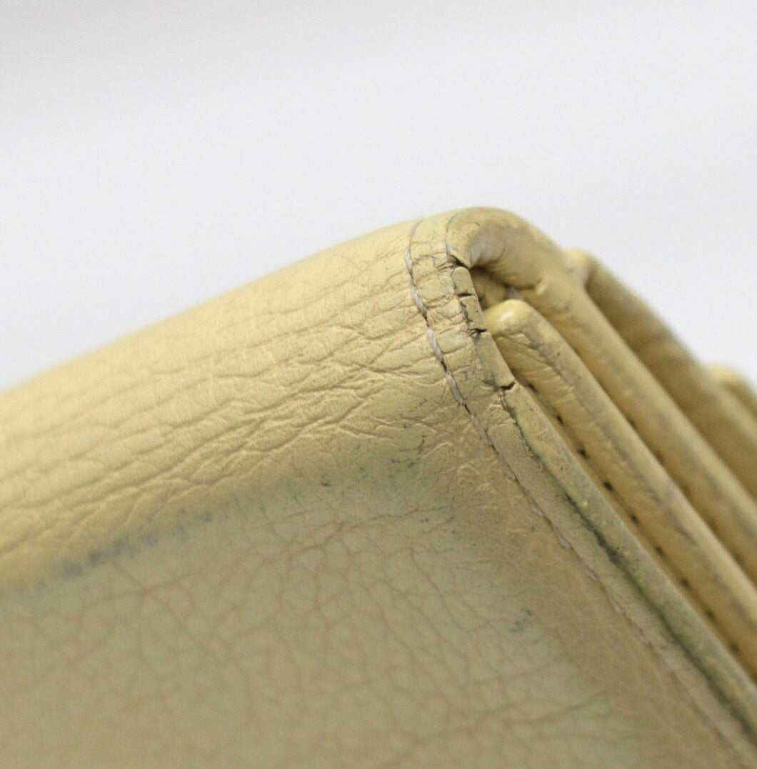 LOUIS VUITTON Portefeuille Wallet Yellow Size ONE SIZE