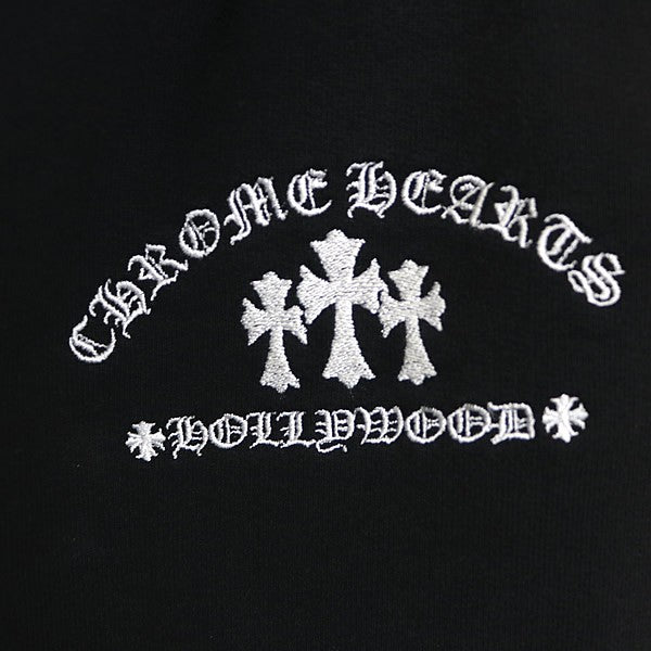 CHROME HEARTS Y NOT Triple Cross Embroidery Size M