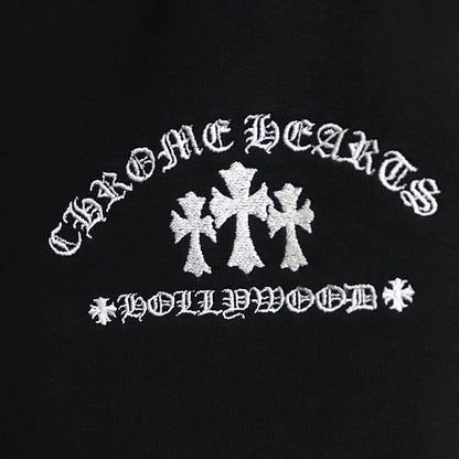 CHROME HEARTS Y NOT Triple Cross Embroidery Size M