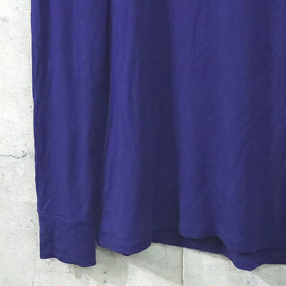 RAF SIMONS Micromodal High Neck Long Top Purple Size L