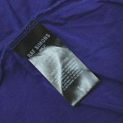 RAF SIMONS Micromodal High Neck Long Top Purple Size L