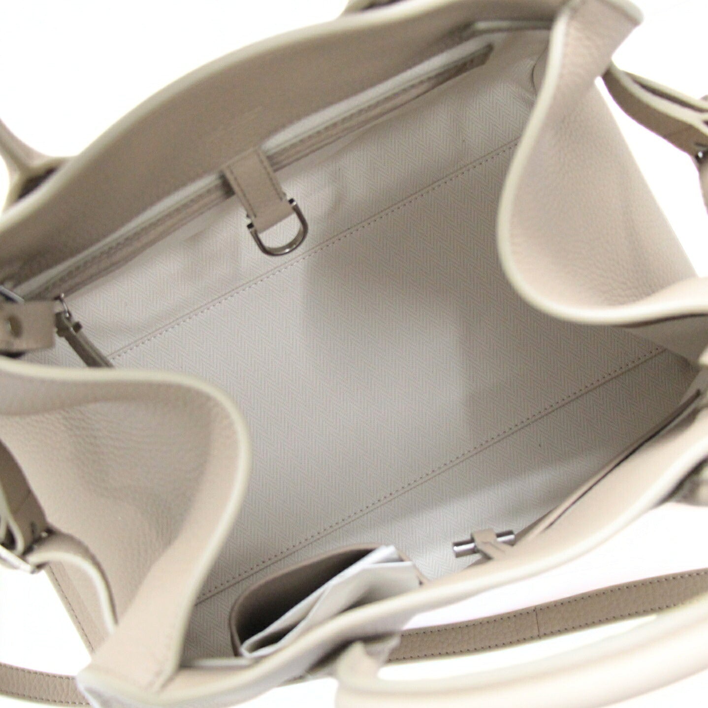The Row Soft Margaux 12 Leather Dark Taupe Shoulder Bag Size ONE SIZE
