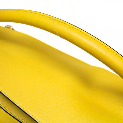LOEWE Puzzle 2-Way Leather Shoulder Bag Yellow Size ONE SIZE