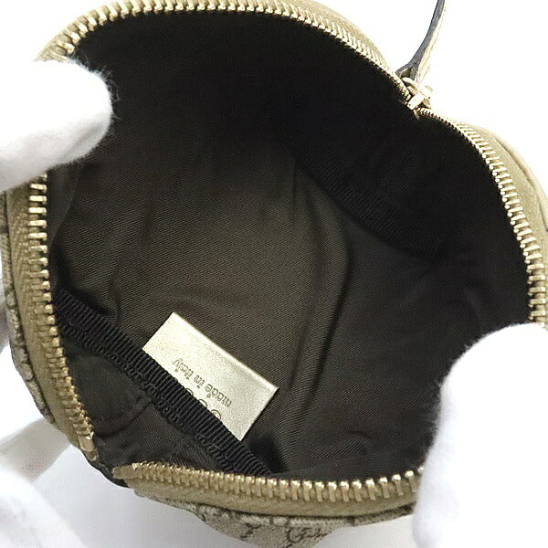 GUCCI Whale Micro GG Leather PVC Case Beige Size ONE SIZE