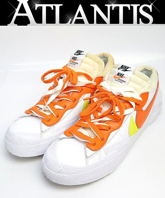 NIKE x SACAI Blazer Low Magma Orange Sneakers Size 27.5cm