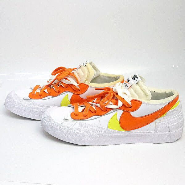 NIKE x SACAI Blazer Low Magma Orange Sneakers Size 27.5cm