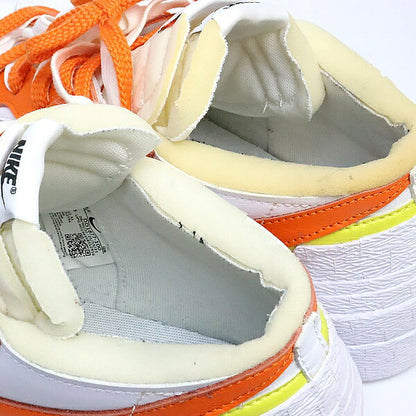 NIKE x SACAI Blazer Low Magma Orange Sneakers Size 27.5cm