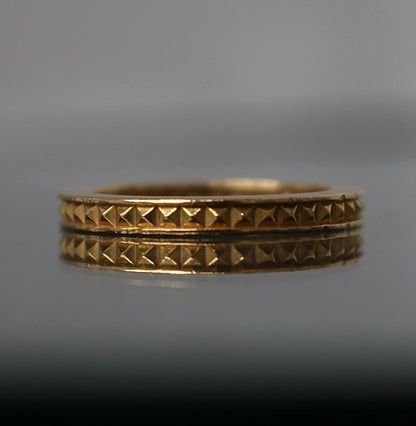 CHROME HEARTS 22K TFP Jubi Punk Gold Ring Size ONE SIZE