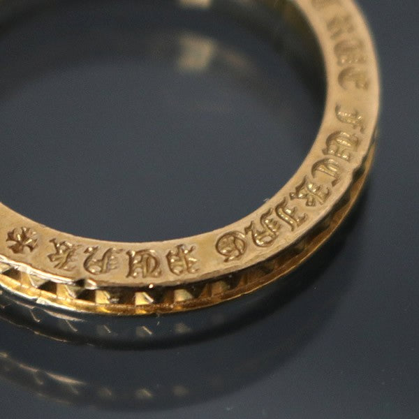 CHROME HEARTS 22K TFP Jubi Punk Gold Ring Size ONE SIZE