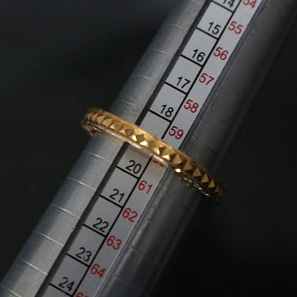 CHROME HEARTS 22K TFP Jubi Punk Gold Ring Size ONE SIZE
