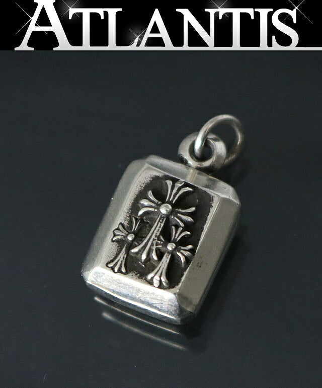 CHROME HEARTS Raised Cemetery Silver Pendant Size ONE SIZE