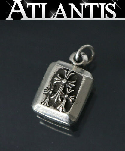 CHROME HEARTS Raised Cemetery Silver Pendant Size ONE SIZE