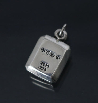 CHROME HEARTS Raised Cemetery Silver Pendant Size ONE SIZE