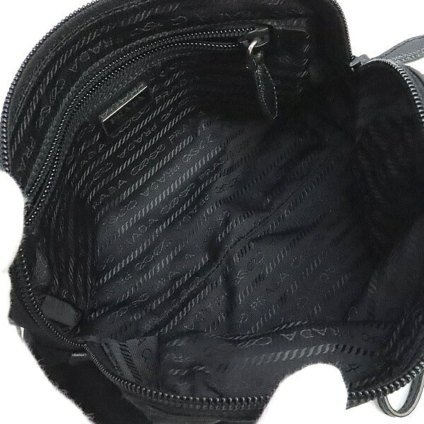 PRADA Triangle Logo Nylon Silver Hardware Pouch Size ONE SIZE