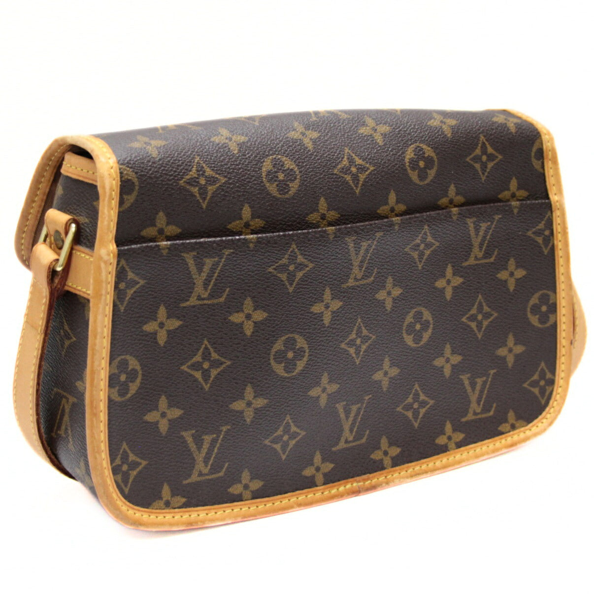 LOUIS VUITTON Sologne Monogram Bag Brown Size ONE SIZE