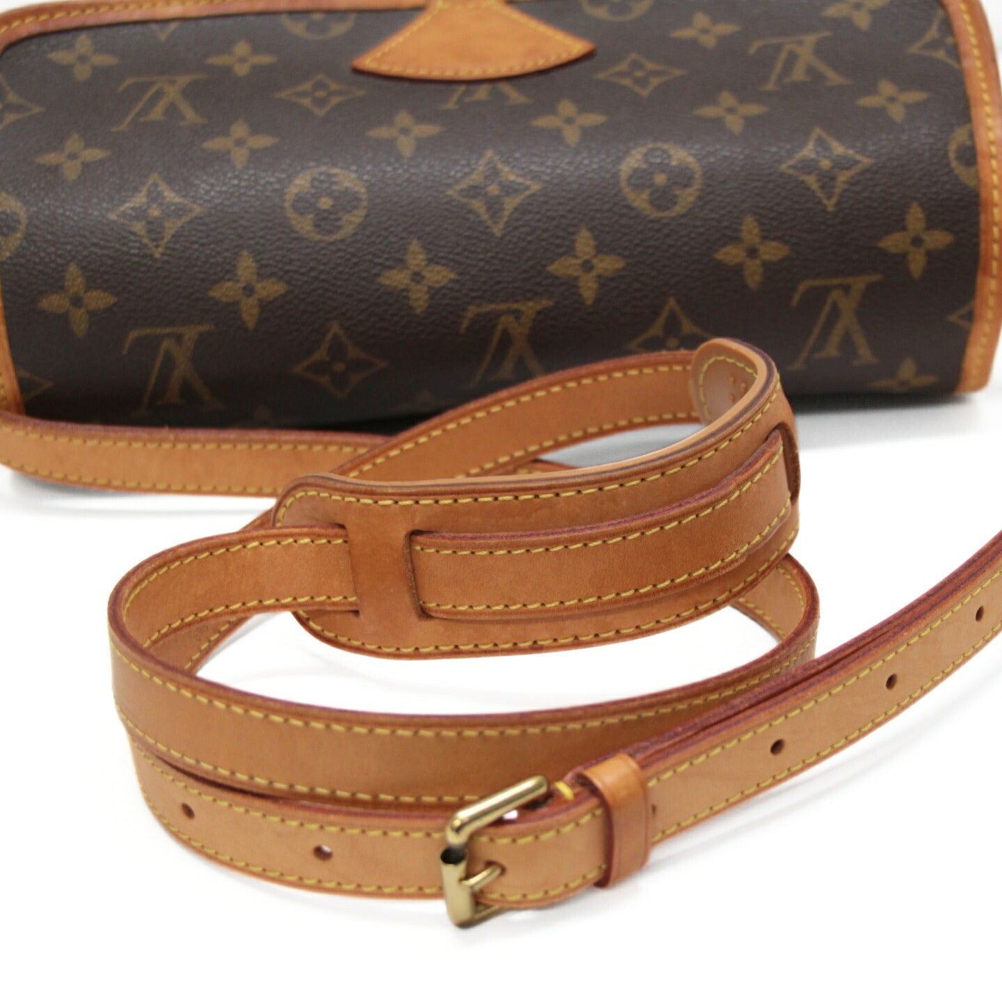 LOUIS VUITTON Sologne Monogram Bag Brown Size ONE SIZE