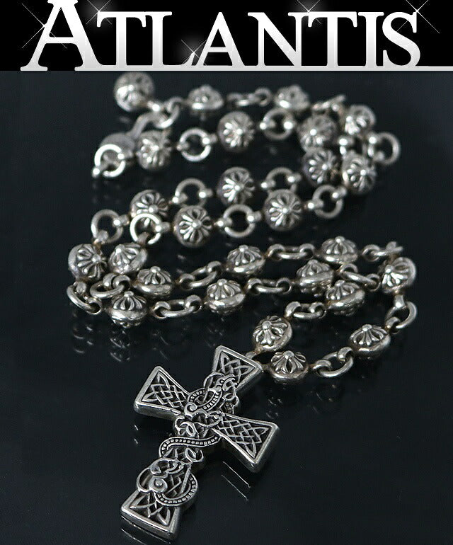 CHROME HEARTS Celtic Cross Silver Necklace Size ONE SIZE