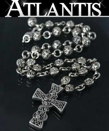CHROME HEARTS Celtic Cross Silver Necklace Size ONE SIZE