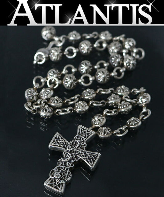 CHROME HEARTS Celtic Cross Silver Necklace Size ONE SIZE