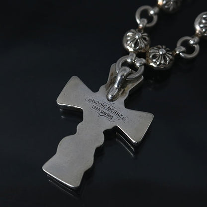 CHROME HEARTS Celtic Cross Silver Necklace Size ONE SIZE