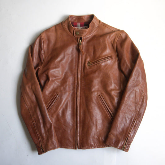 Y'2 Leather Horsehide Single Rider Jacket Size 40