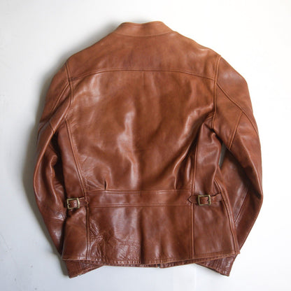 Y'2 Leather Horsehide Single Rider Jacket Size 40