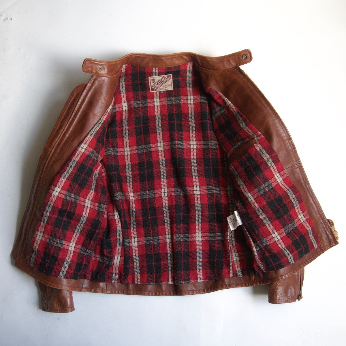 Y'2 Leather Horsehide Single Rider Jacket Size 40
