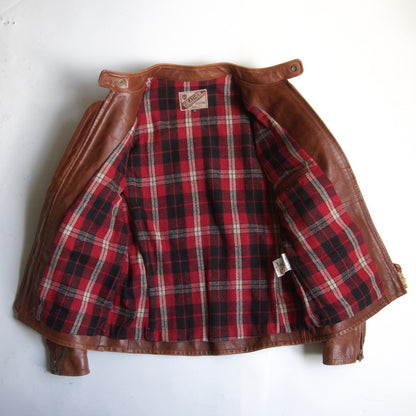 Y'2 Leather Horsehide Single Rider Jacket Size 40