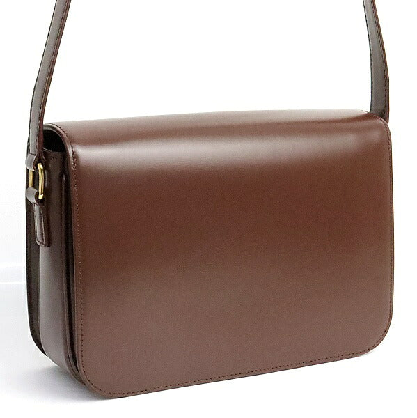 CELINE Classic Triomphe Calfskin Bag Chestnut Size ONE SIZE