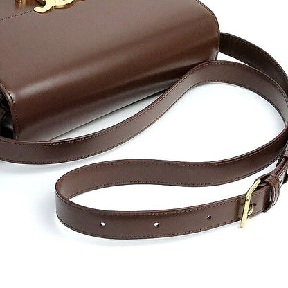 CELINE Classic Triomphe Calfskin Bag Chestnut Size ONE SIZE