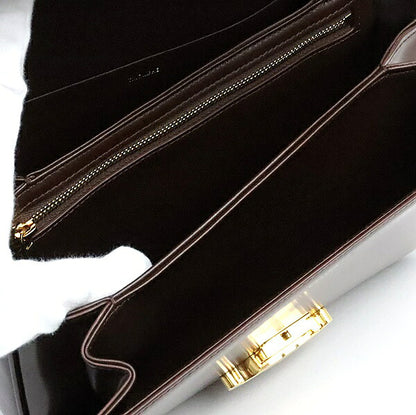 CELINE Classic Triomphe Calfskin Bag Chestnut Size ONE SIZE