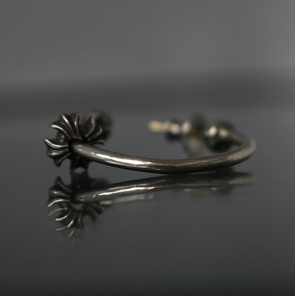 CHROME HEARTS CH Plus Silver Hoop Earring Size ONE SIZE