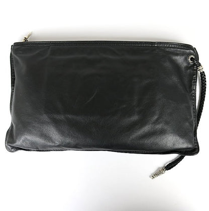 CHROME HEARTS BS Fleur Leather Bag Black Size ONE SIZE