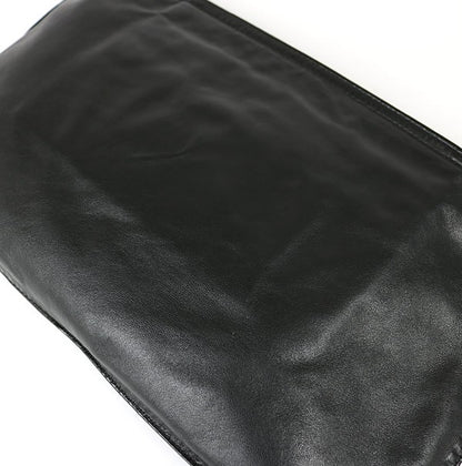 CHROME HEARTS BS Fleur Leather Bag Black Size ONE SIZE