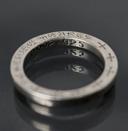 CHROME HEARTS NTFL Ring Sterling Silver Size ONE SIZE