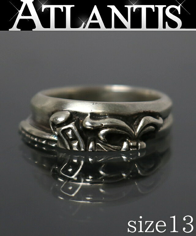 CHROME HEARTS Half Classic Dagger Ring Silver Size ONE SIZE