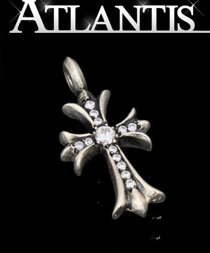CHROME HEARTS Tiny Fat Cross Diamond Charm Size ONE SIZE