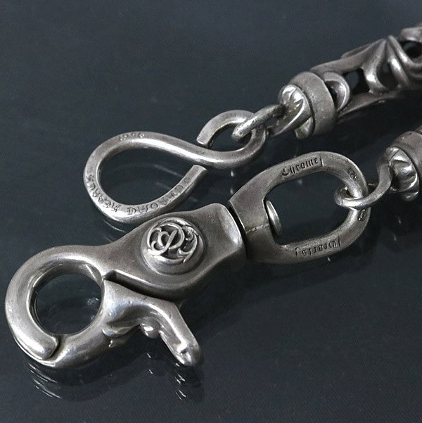 CHROME HEARTS Floral Roller 1-Clip Wallet Size ONE SIZE