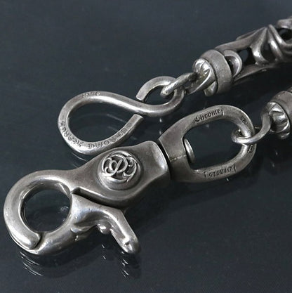 CHROME HEARTS Floral Roller 1-Clip Wallet Size ONE SIZE