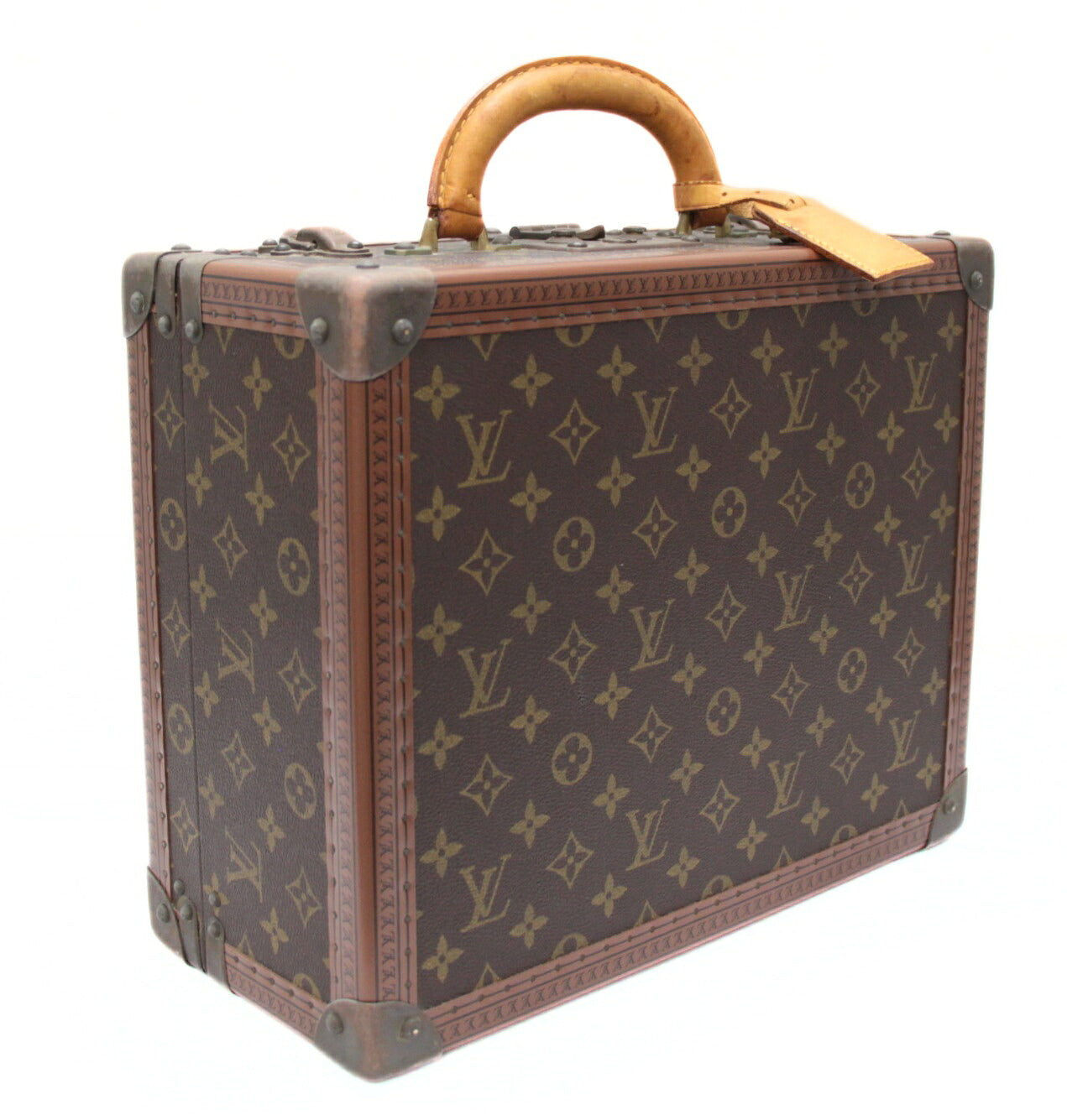 Louis Vuitton Cotville 35 Monogram Attache Case Brown