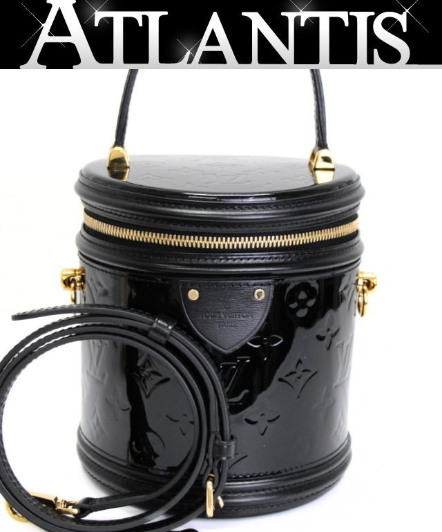 Louis Vuitton Cannes PM Vernis 2-Way Bag Black Size ONE SIZE