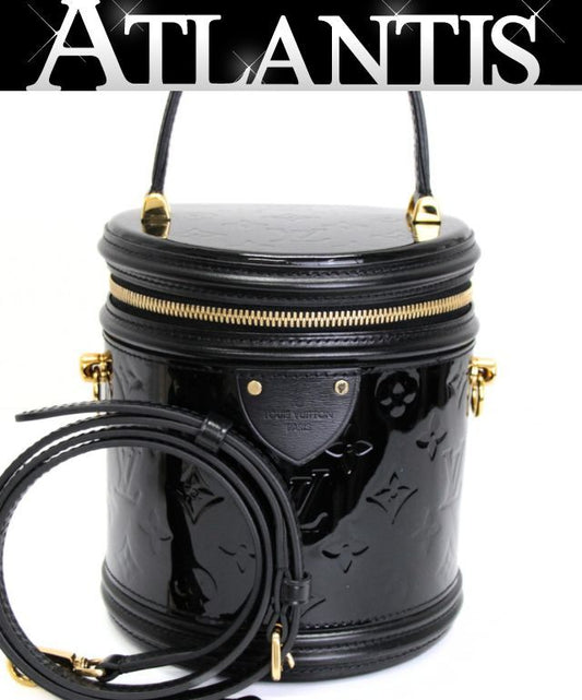 Louis Vuitton Cannes PM Vernis 2-Way Bag Black Size ONE SIZE