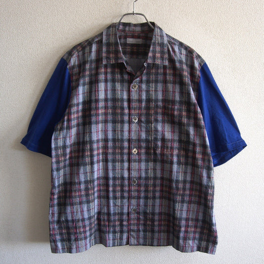 Comme des Garcons 02 Paneled Open-Collar Shirt Size L