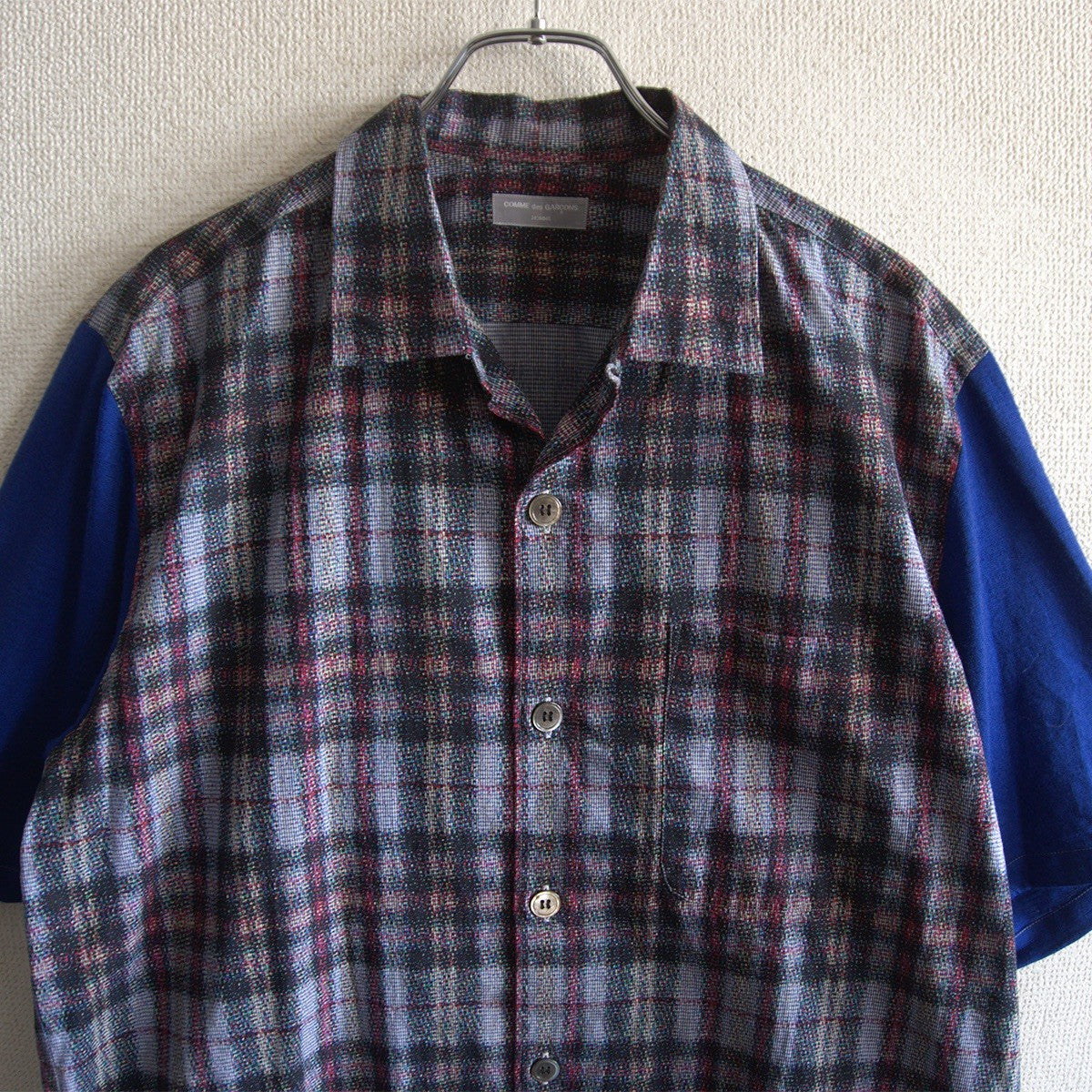 Comme des Garcons 02 Paneled Open-Collar Shirt Size L