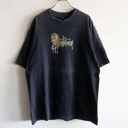Stussy 80S Double-sided print T-shirt Size USA