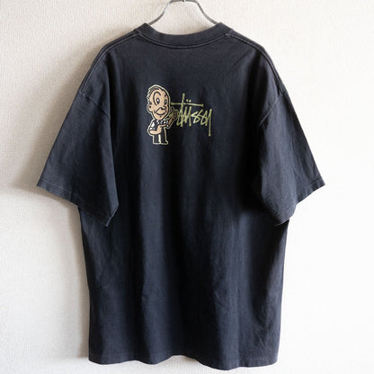 Stussy 80S Double-sided print T-shirt Size USA