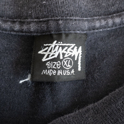 Stussy 80S Double-sided print T-shirt Size USA