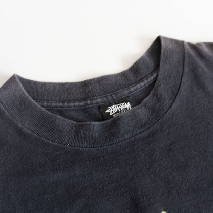 Stussy 80S Double-sided print T-shirt Size USA