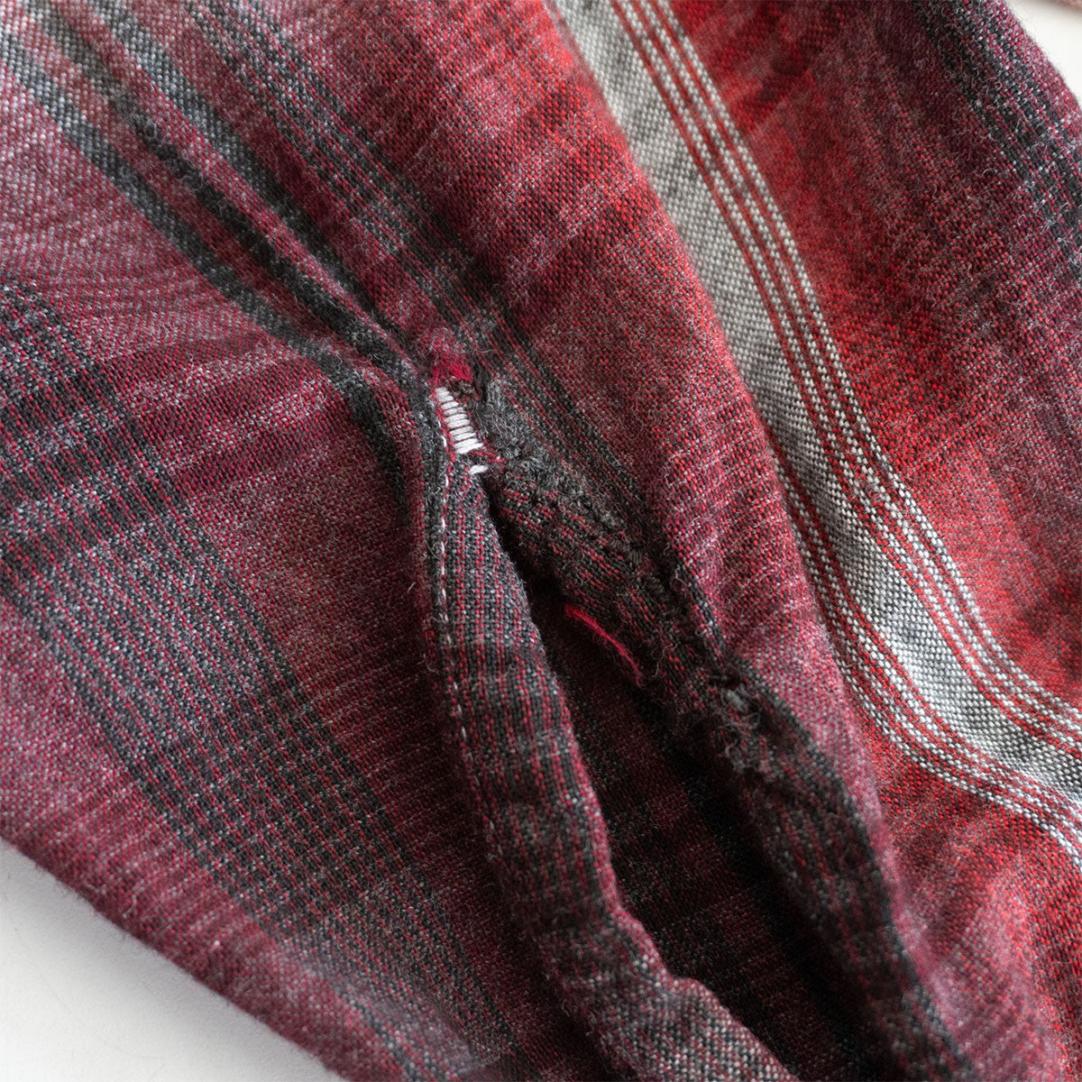 McGregor 50S Ombre Check Rayon Shirt Size M
